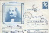 Intreg postal CP 1983,circulat - Costache Negruzzi - scriitor rom&acirc;n, Dupa 1950