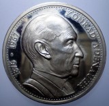 B.372 GERMANIA MEDALIE CANCELAR KONRAD ADENAUER 40mm PROOF, Europa