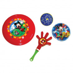 Set 24 piese (disc, titirez, puzzle, clip-clap) Mickey Mouse, Amscan 996003 foto