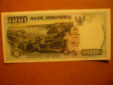Bancnota 1000 Rupii Indonezia 1992 , cal.NC