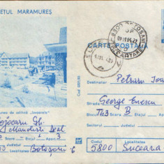 Intreg postal CP 1983,circulat - Statiunea de odihna "Izvoarele",jud.Maramures