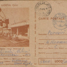 Intreg postal CP 1984,circulat -Luncani - Hanul "Luncani"
