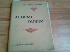 LES GRANDS ARTISTES -ALBERT DURER -AUGUSTE MARGUILLIER foto