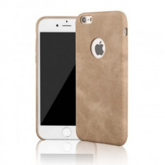 Husa Leather Vintage Tatoo Apple iPhone 6 Plus GOLD foto