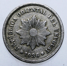 B.980 URUGUAY 5 CENTESIMOS 1936 foto