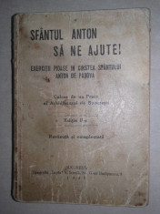 SFANTUL ANTON SA NE AJUTE, 1930 ///carte de rugaciuni foto