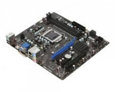 Placa de baza 1155 MSI H61M-E23 (B3) ,DDR3 16GB max, HDMI, DVI, VGA, tablita. foto