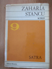 ZAHARIA STANCU- SCRIERI- satra/ce mult te-am iubit- cartonata, supracoperta foto