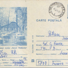 Intreg postal CP 1982,circulat - Pitesti - Popasul turistic "Cornul Vînatorului'