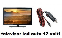 Televizor Tv auto LED HD 48cm 12v Auto Rulota Camion Tir Camping foto