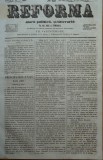 Cumpara ieftin Reforma , ziar politicu , juditiaru si litteraru , an 2 , nr. 43 , 1860