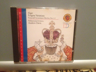 ELGAR - ENIGMA VARIATIONS -Andrew DAVIS(1988/CBS REC/RFG ) - CD Original/ ca Nou foto