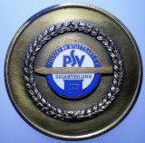 5.187 GERMANIA MEDALIE POLITIE POLIZEI STUTTGART SCHI 1966 40mm, Europa