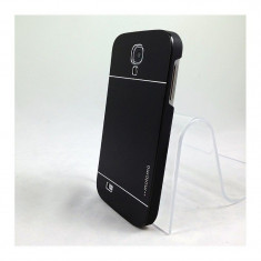Husa carcasa MOTOMO neagra aluminiu metal Samsung Galaxy S4 + folie ecran foto