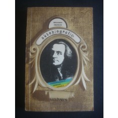 BENJAMMIN FRANKLIN - AUTOBIOGRAFIE