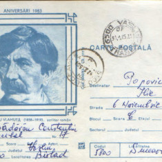 Intreg postal CP 1983,circulat - Alexandru Vlahuta - scriitor român