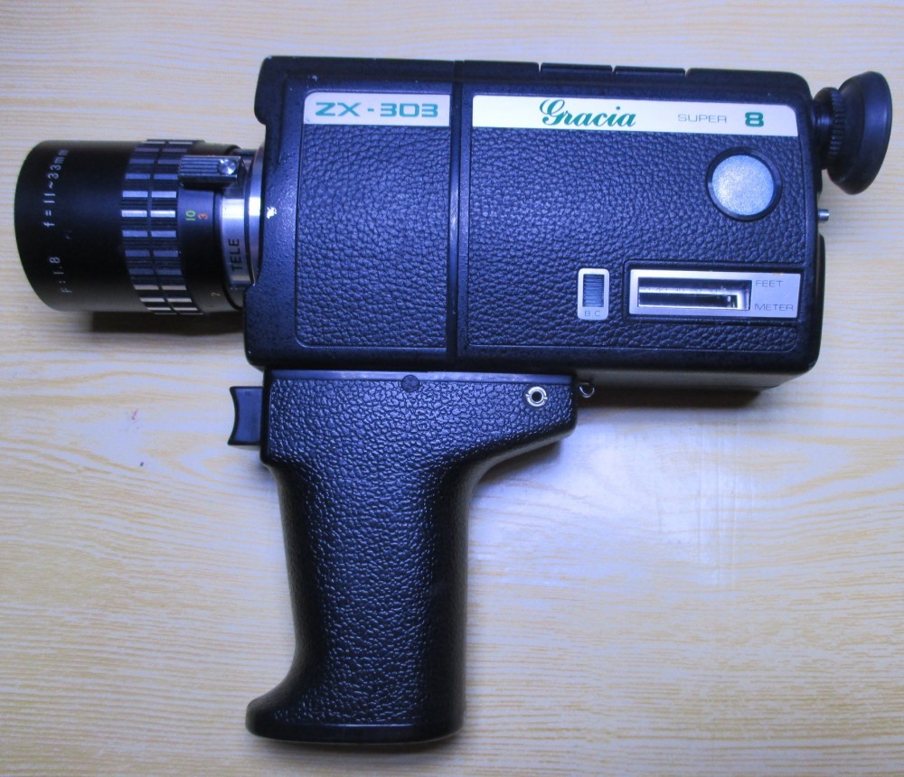 camera aparat filmat super 8 mm japonez zx-303 vechi 1970