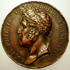 5.185 FRANTA MEDALIE LOUIS PHILIPPE I NAPOLEON 1833 41mm
