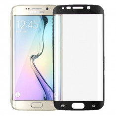 Geam Samsung Galaxy S6 Edge Tempered Glass Black foto