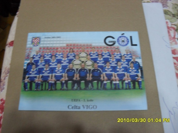 program Sigma Olomuc - Celta Vigo