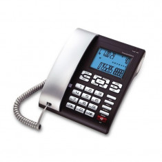 Telefon cu fir 6025 Concorde, LCD, Argintiu/Negru foto