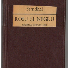 (C7187) STENDHAL - ROSU SI NEGRU