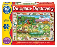 Puzzle in limba engleza Lumea dinozaurilor (150 piese) DINOSAUR DISCOVERY foto