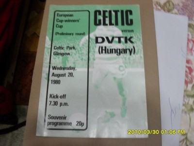 program Celtic Glasgow - DVTK foto