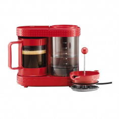 Cafetiera French Press Bistro Bodum, 1 l, 410 W, Rosu foto