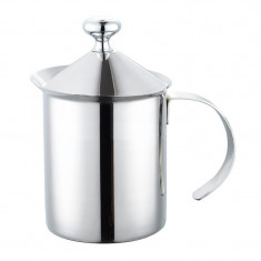 Cana spuma lapte Barton Steel, 800 ml, Inox foto