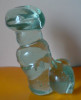 Falus sticla, obiect decor sau prespapier