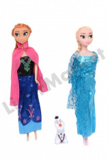 Set papusi Anna si Elsa Frozen 28 cm foto