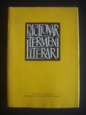 DICTIONAR DE TERMENI LITERARI foto