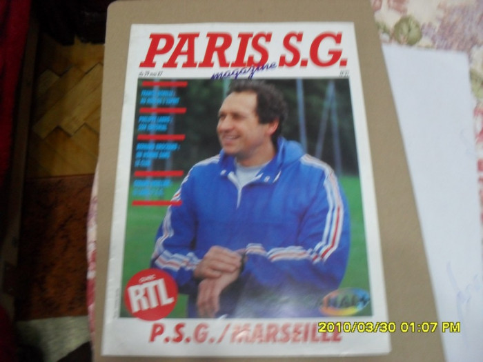 program PSG - Marseille