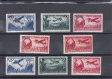 ROMANIA 1948/1952 LP 244 LP 267 LP 319 LP 319 a POSTA AERIANA SI AVIATIA SERII MNH, Nestampilat