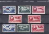 ROMANIA 1948/52 LP 244 LP 267 LP 319 LP 319 a POSTA AERIANA SI AVIATIA MNH