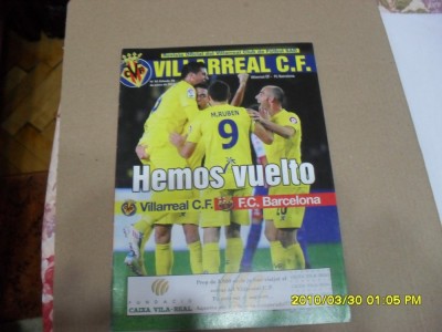 program Villarreal - FC Barcelona foto