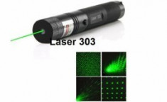 Laser puternic Verde 3D cu Acumulator 18650 Raza 8KM cu Proiectii si ZOOM foto