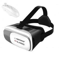 Ochelari VR 3D cu Telecomanda bluetooth, control jocuri foto