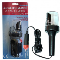 Lampa lucru cu stecher bricheta Ro Group, 12V foto