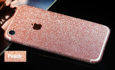 Folie iPhone 7 Sticker Diamond Full Body Pink foto