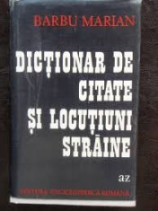 Barbu marian dictionar de citate si locutiuni straine foto