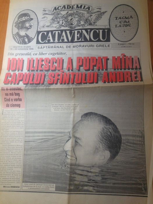 ziarul academia catavencu 16-22 octombrie 1996
