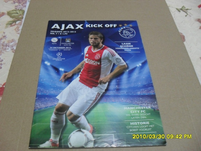 program Ajax - Manchester City