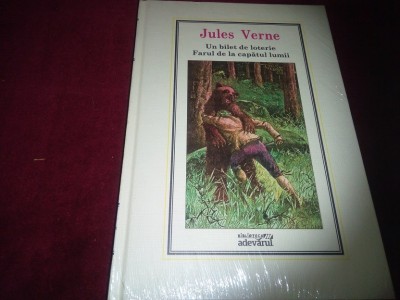 UN BILET DE LOTERIE FARUL DE LA CAPATUL LUMII JULES VERNE/TD foto