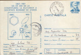 Intreg postal CP 1987 circulat- 125 de ani de la infiintarea S.Romane de Stiinte, Dupa 1950