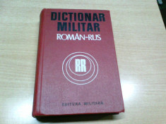 DICTIONAR MILITAR ROMAN -RUS foto