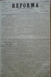 Cumpara ieftin Reforma , ziar politicu , juditiaru si litteraru , an 2 , nr. 60 , 1860