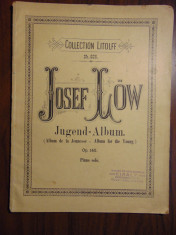 Josef Low - Album for the young (partituri vechi, 12 piese pentru pian) foto