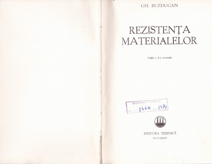 REZISTENTA MATERIALELOR